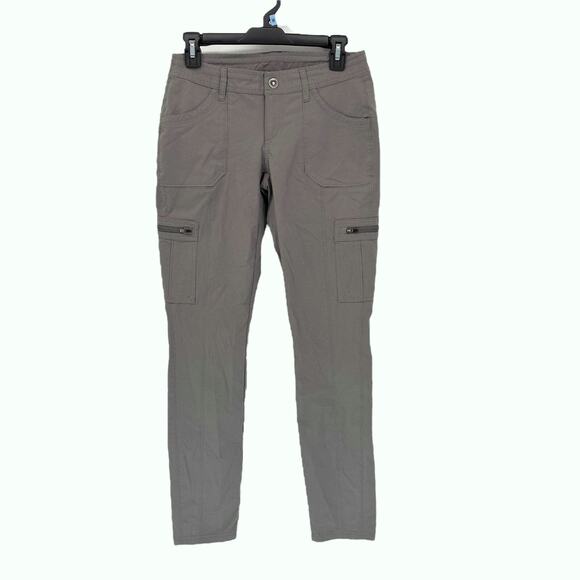 Kuhl Horizn Skinny Pants Womens 2 Ripstop Cargo Climbing Hiking Gorpcore Gray - Picture 4 of 10